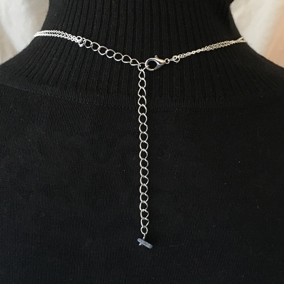 "Book of the Dead" Handmade Dainty 2-Layer Egyptian Necklace, Anubis, Scarab - Picture 9 of 15